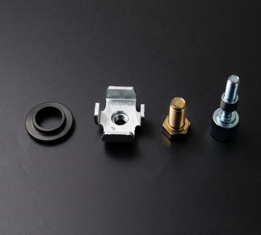 Zinc electroplating in Singapore — clear, yellow and black chromate zinc-plated steel parts by Active Treatment Pte Ltd